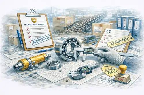 Qualitätsprüfung der gelieferten Komponenten